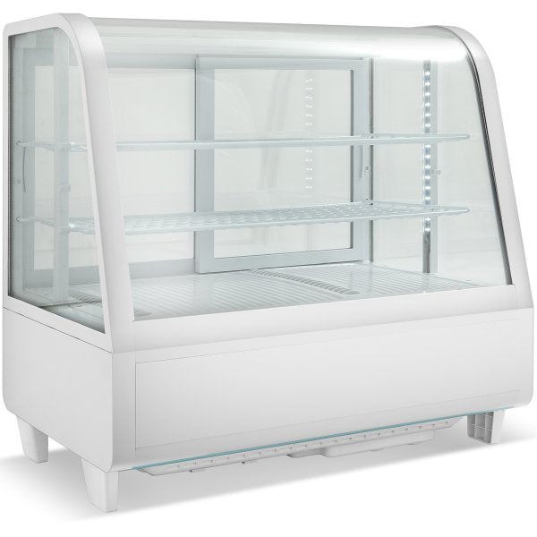 Display Fridge 100 litres 2 shelves White Hire