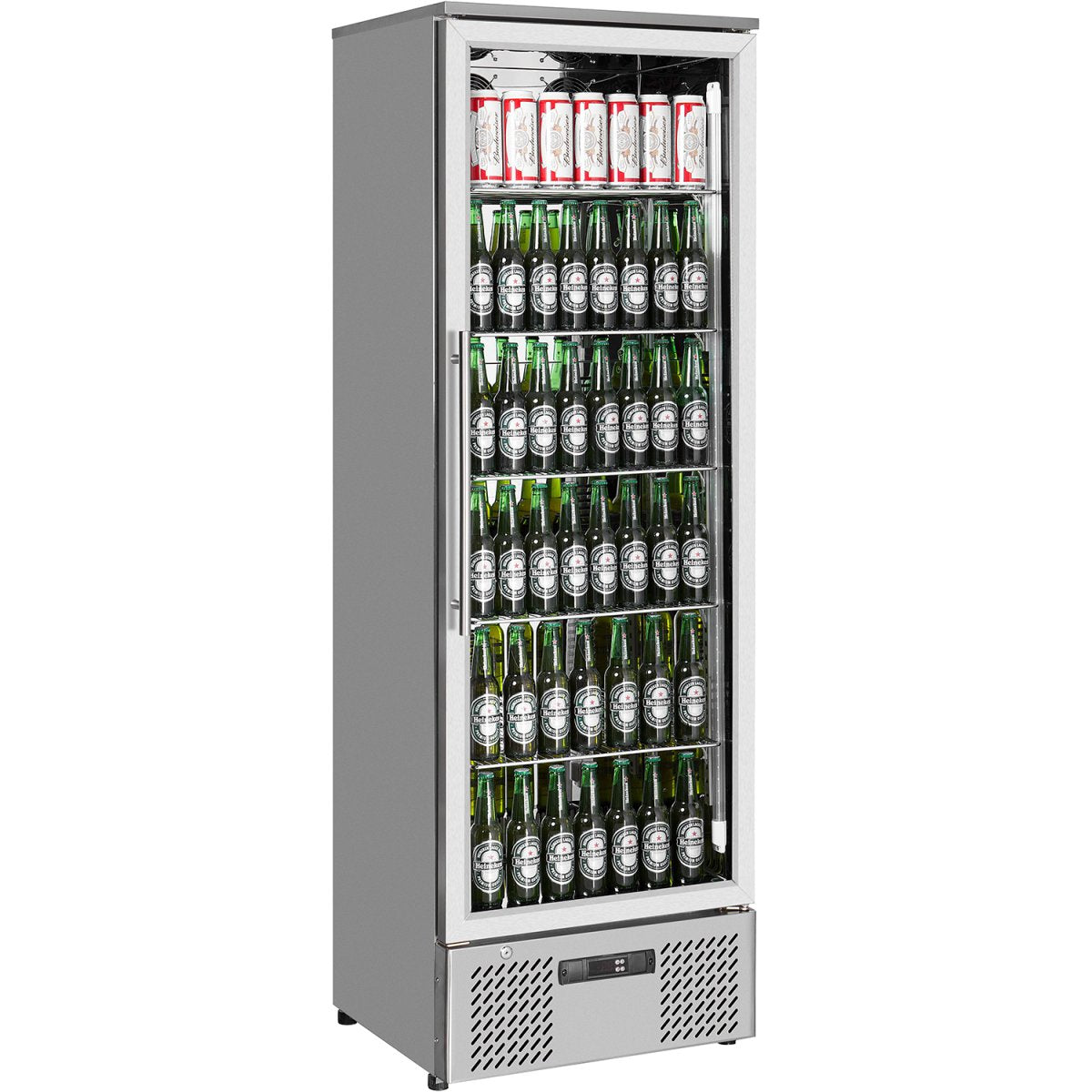 Bar bottle cooler Upright Stainless steel Single door 293 litres Hire