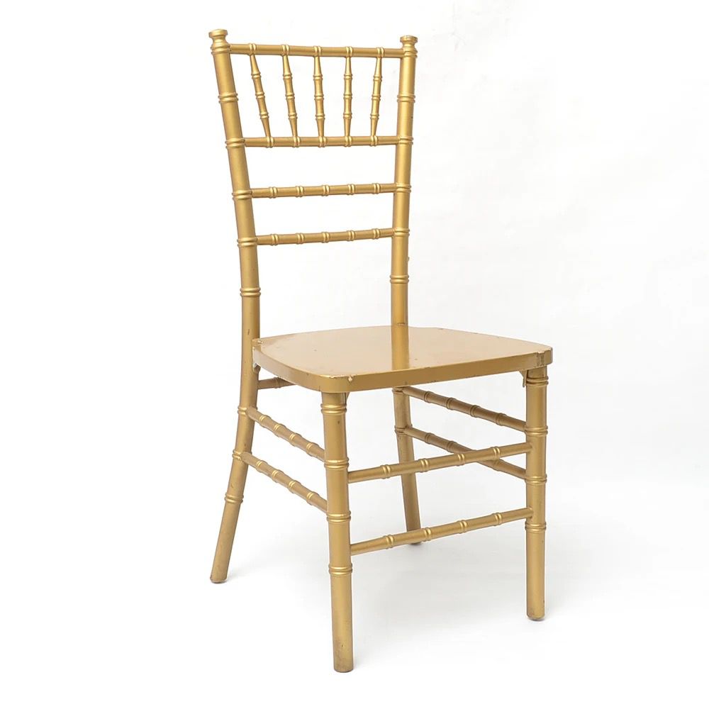 Gold chiavari chair hire