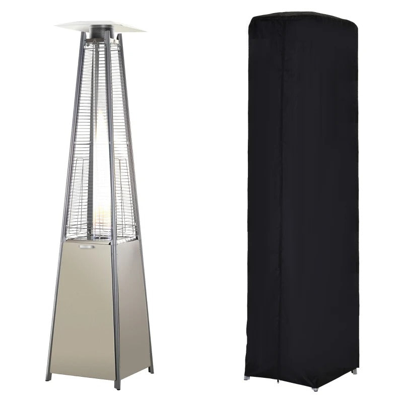Stainless Steel Outdoor Garden Pyramid Patio Heater Hire