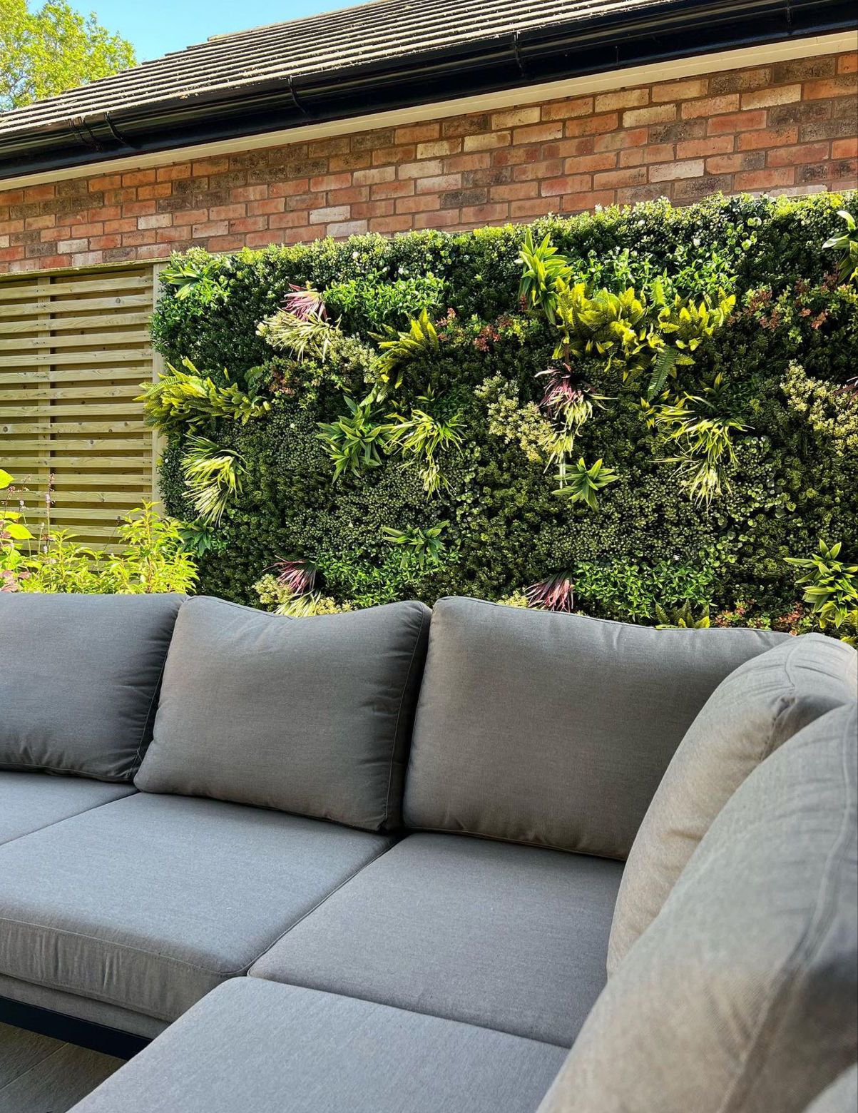 Grass Wall Panel Backdrops Hire-rental