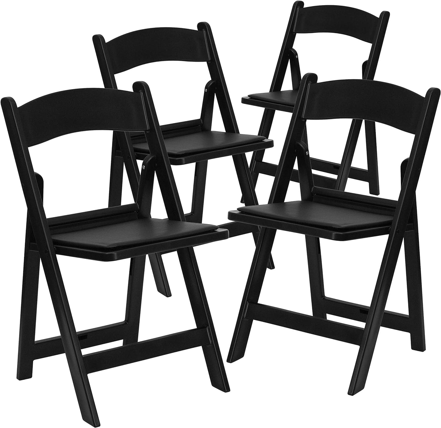 Black Resin Folding Chair Hire - Rental