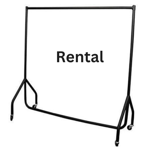 Coat Rail & 40 Hangers Hire - Rental