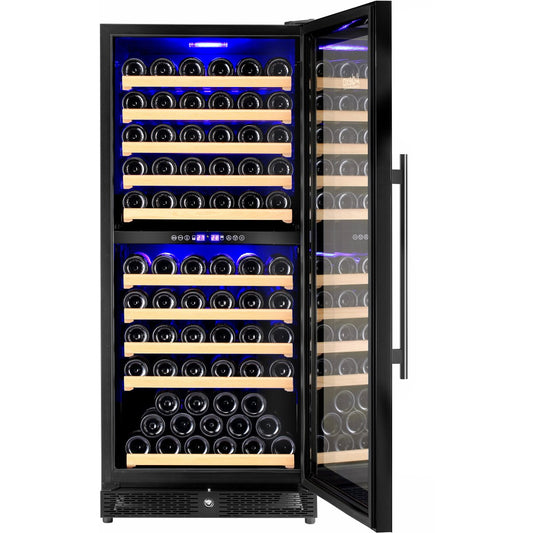 B GRADE Commercial Wine Fridge Dual zone 115 bottles hire
