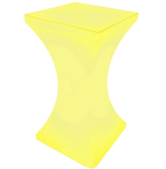 Hire LED Poseur Table - Rectangular Rental