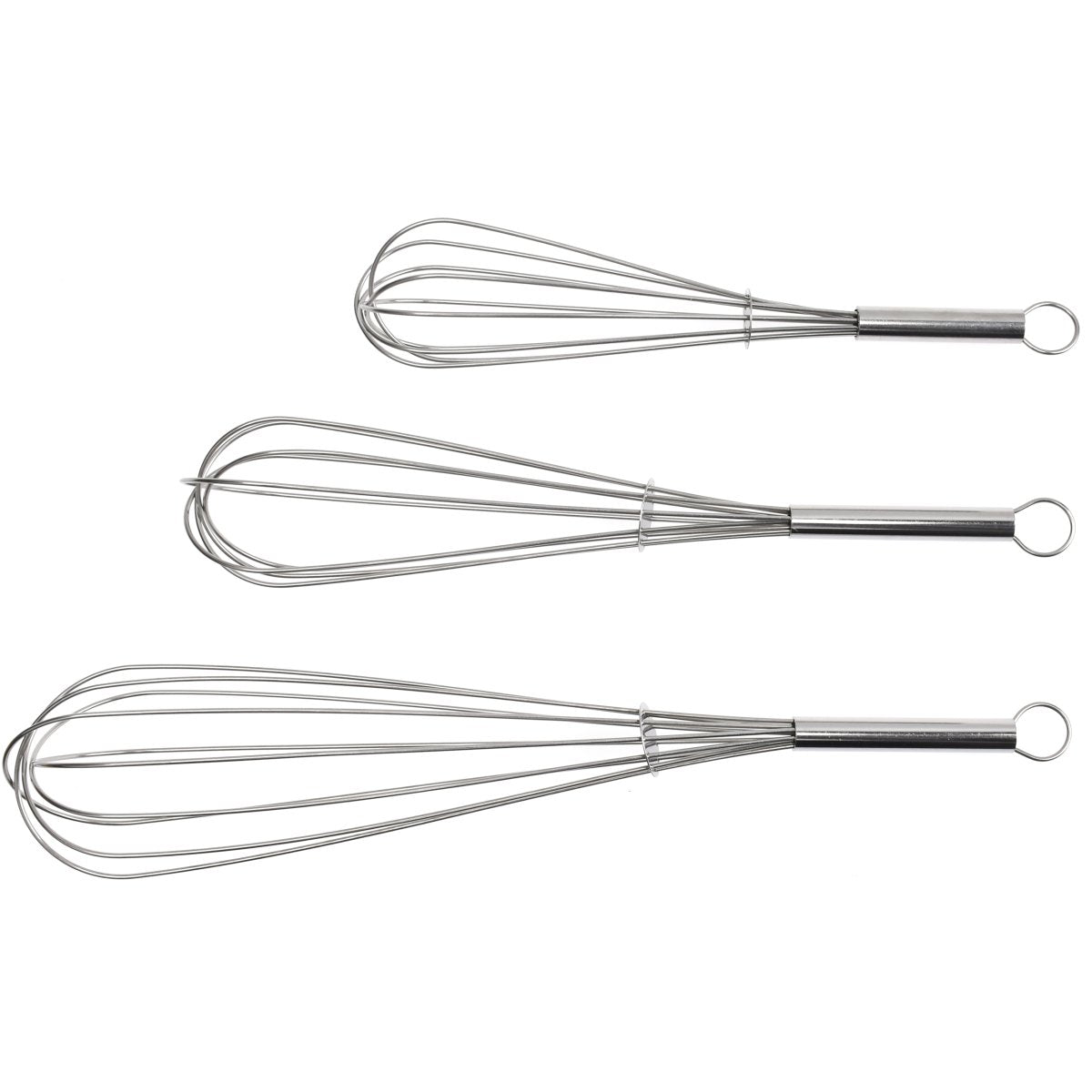 3 Piece Whisk Set Stainless Steel Rental