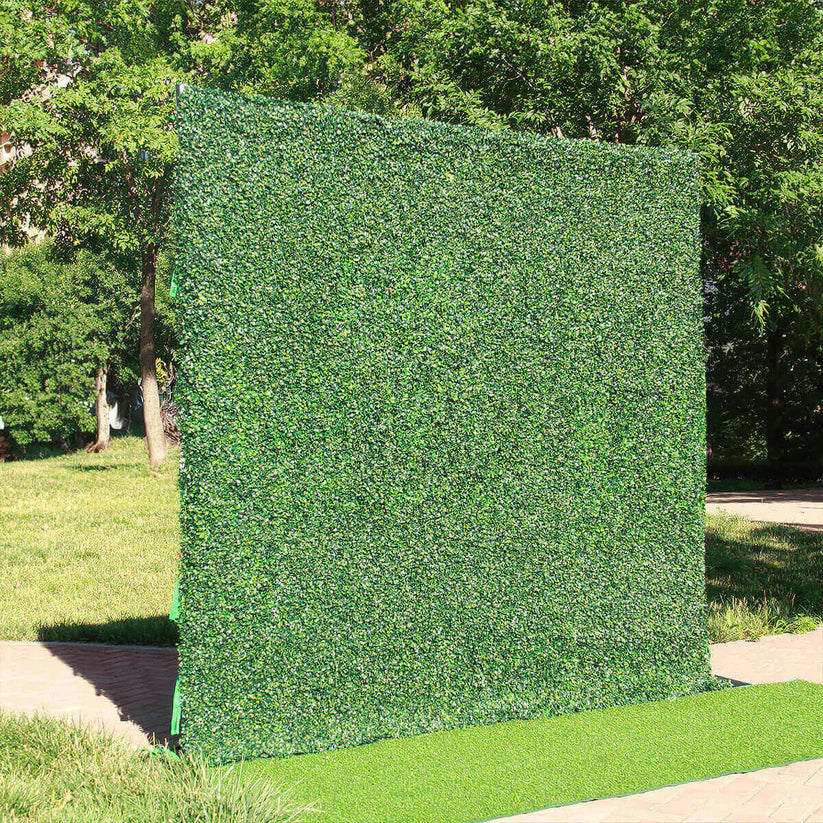 Green Hedge Backdrop for Special Events