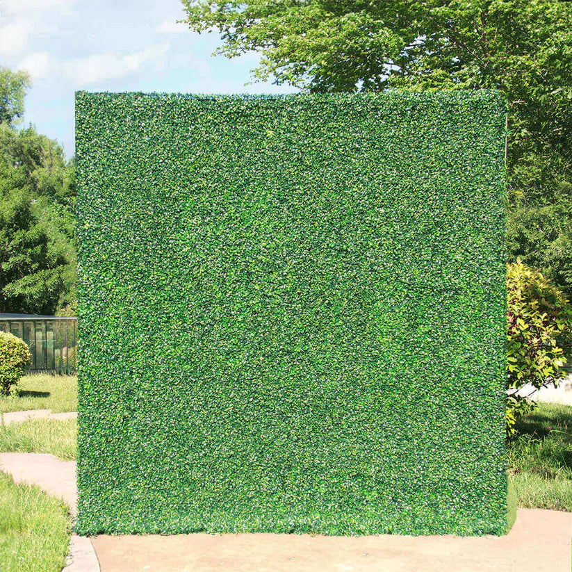 Green Hedge Backdrop for Special Events