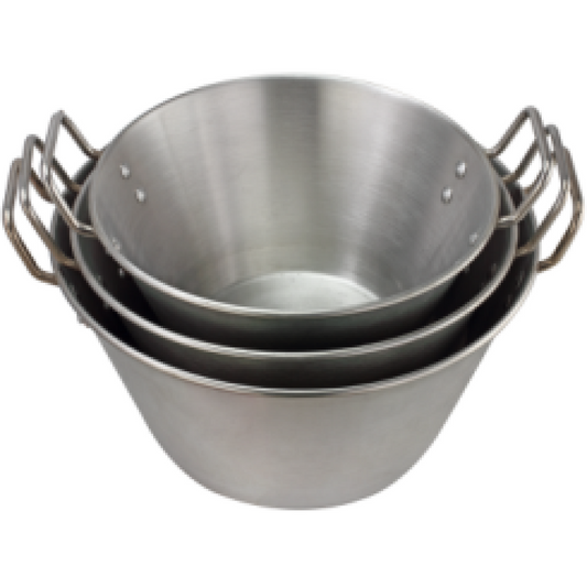 Heavy Duty Double Handed Kitchen Mixing Bowl Stainless Steel Rental
