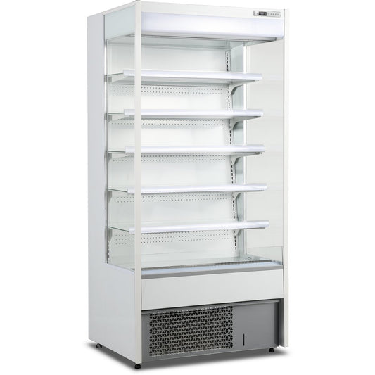 Wall cabinet Multideck Display fridge Night curtain 1280x740x2000mm Hire