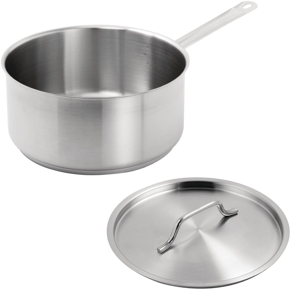 Professional Saucepan with Lid Stainless steel 1.3 litres Rental