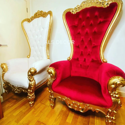 Red Santa Claus Chair Rental