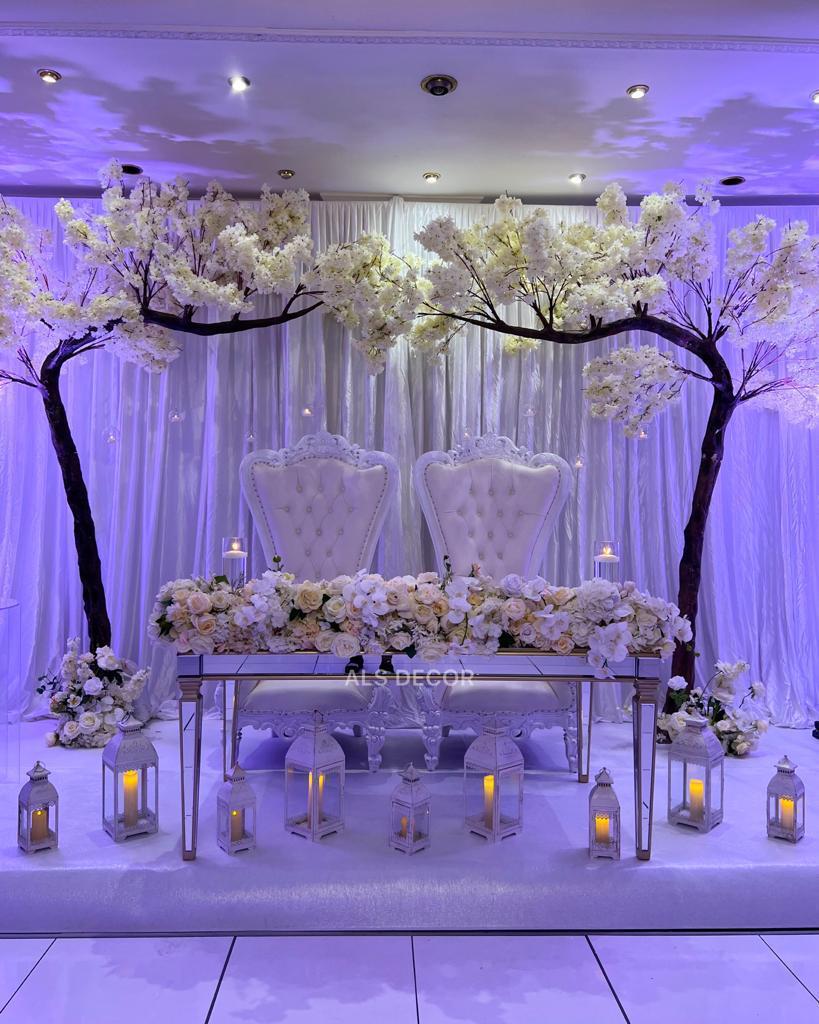 Elegant Bliss Wedding Decoration Head Table Package