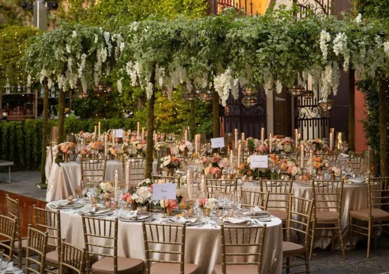 Elegance in Bloom: Wedding Decoration Table Centerpieces Venue Package