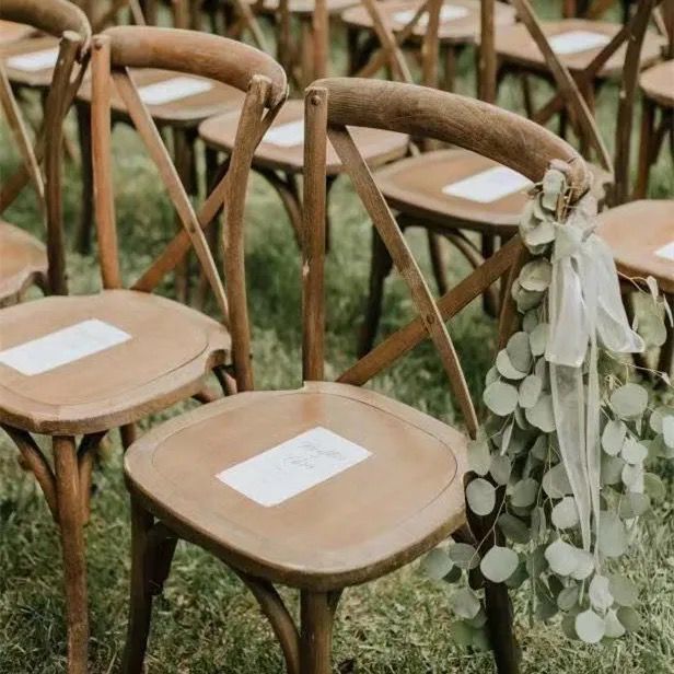 Cross Back Chair Rental