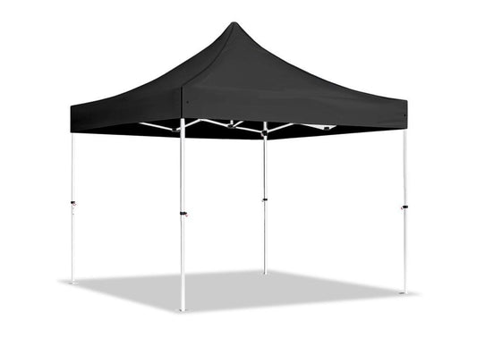 3x3m Black PES 700 Pop-Up Gazebo