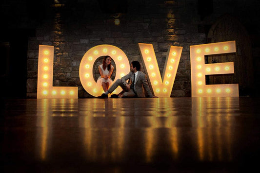 LED Light-Up Love Letters Hire
