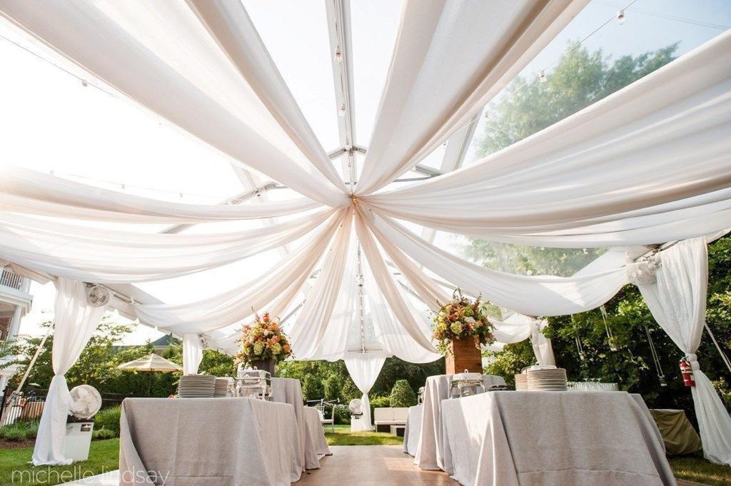 Elegant Ceiling Wedding Draping Hire