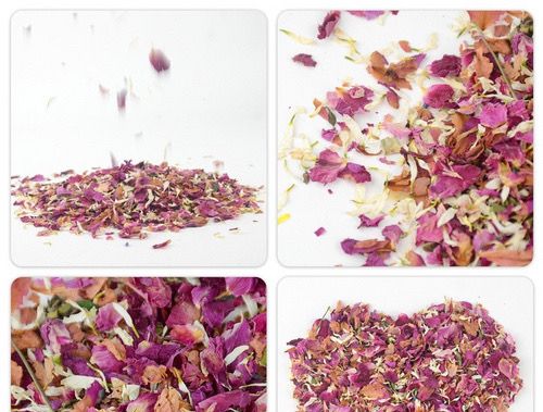 1 pack, Natural Wedding Confetti Dried Flowers Rose Petals