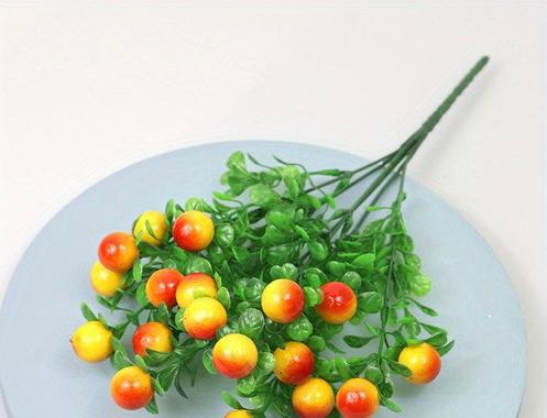 1pc Rich Fruit Pepper Cherry Tree Home Decoration - Artificial Fruit Plant