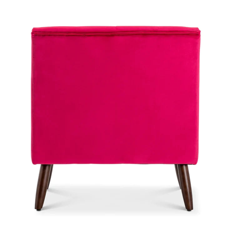 Velvet Pink Franca 2 + 1 Seat Sofa Set Rental