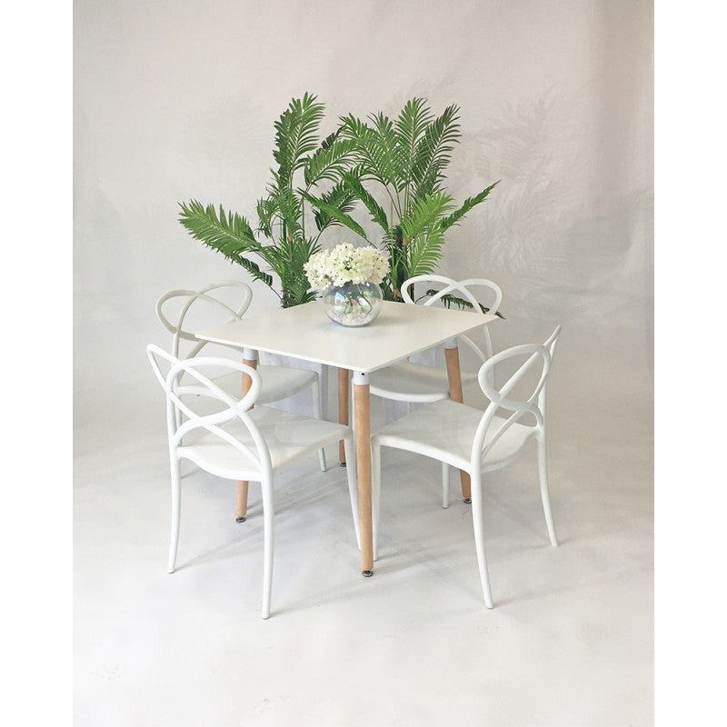White Vienna Dining Chair Hire - Rental