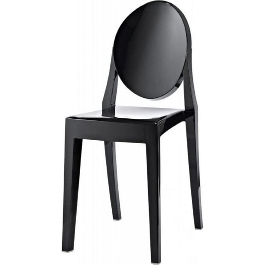 Victoria Ghost Chair Black Hire - Rental
