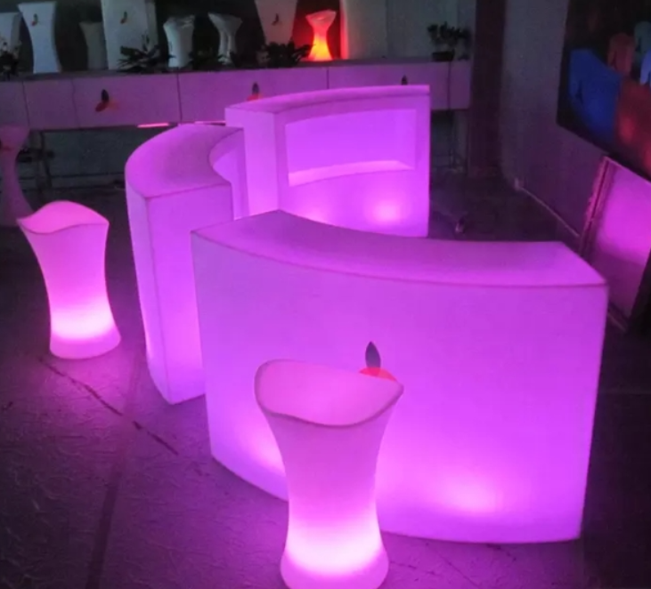 Hire LED Curved Bar Rental