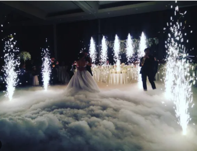 Silver Fountain Indoor Firework Display Hire