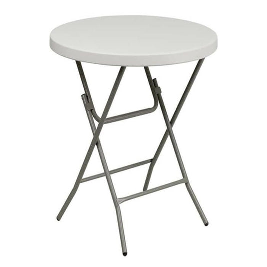 Rental Round Plastic Folding Poseur Table - 2ft 8in (80cm)