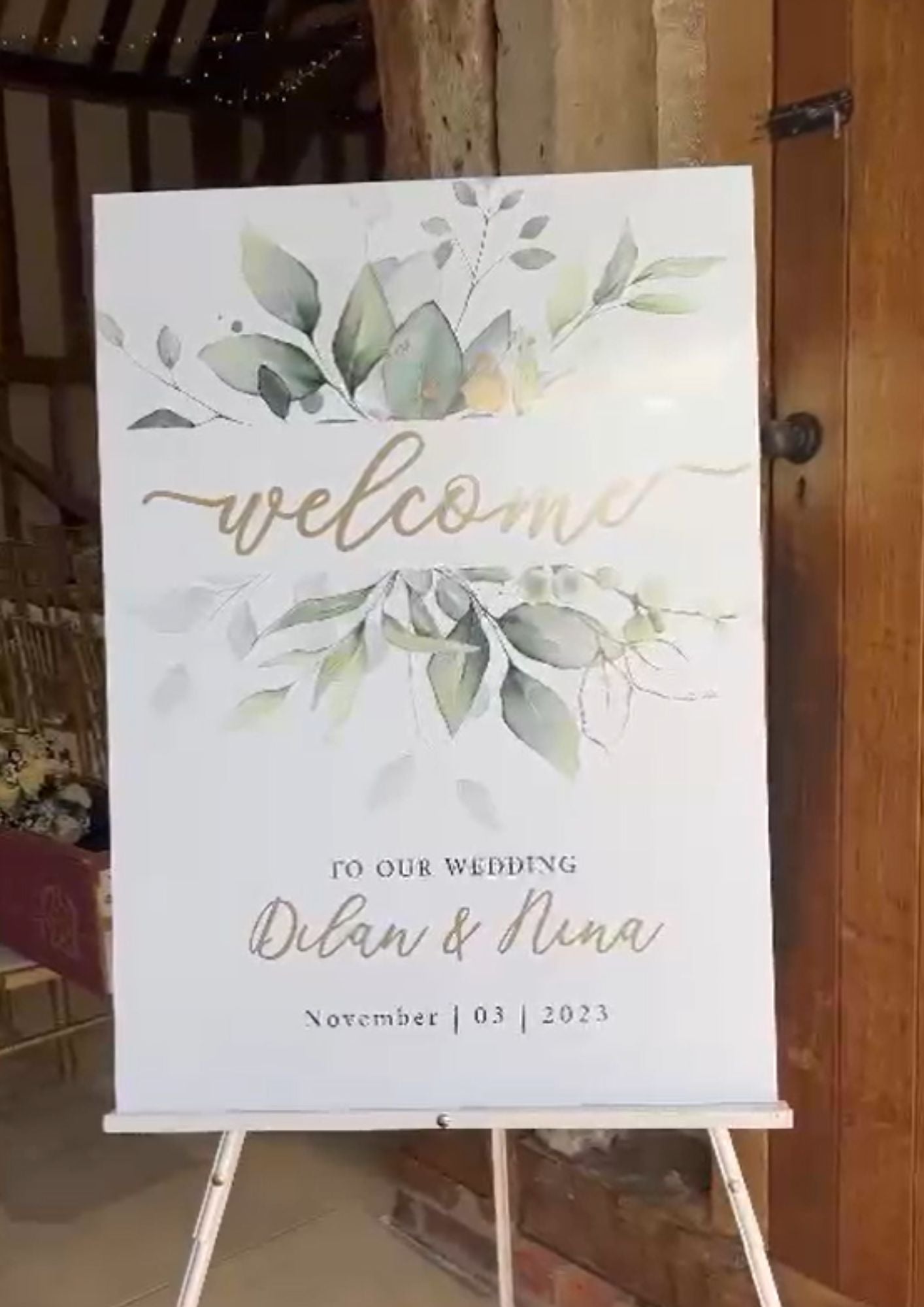 Welcome Sign Hire