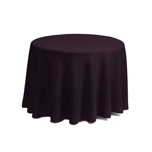 Hire 6ft Brown Round Tablecloth - Elegant and Versatile Event Decor 