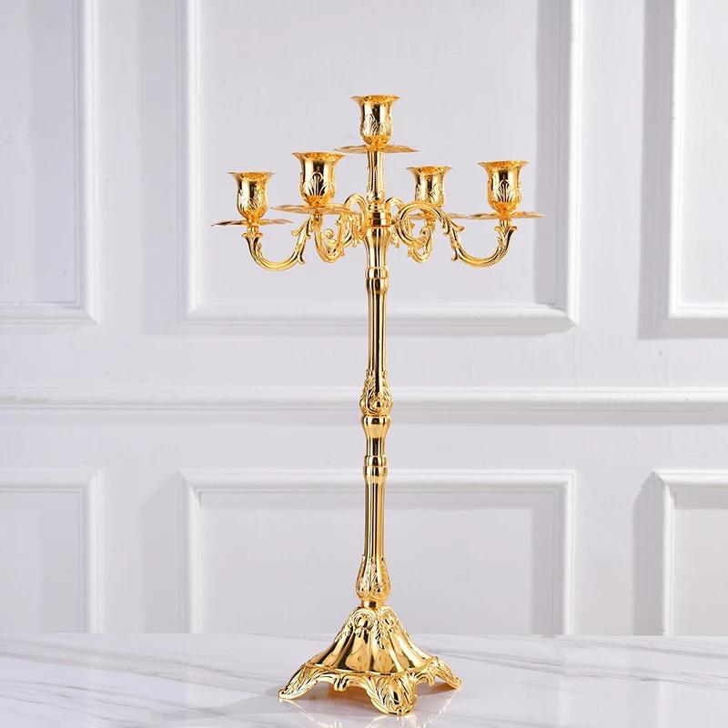 Elegant 3-Candle Holder Wedding Candelabra Rental - Add Charm to Your Special Day