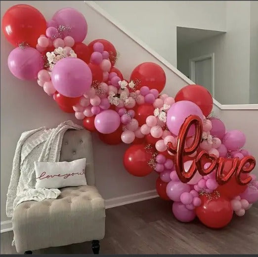 Love-Filled Delights: Custom Valentine's Balloon Decor for Your Special Day!