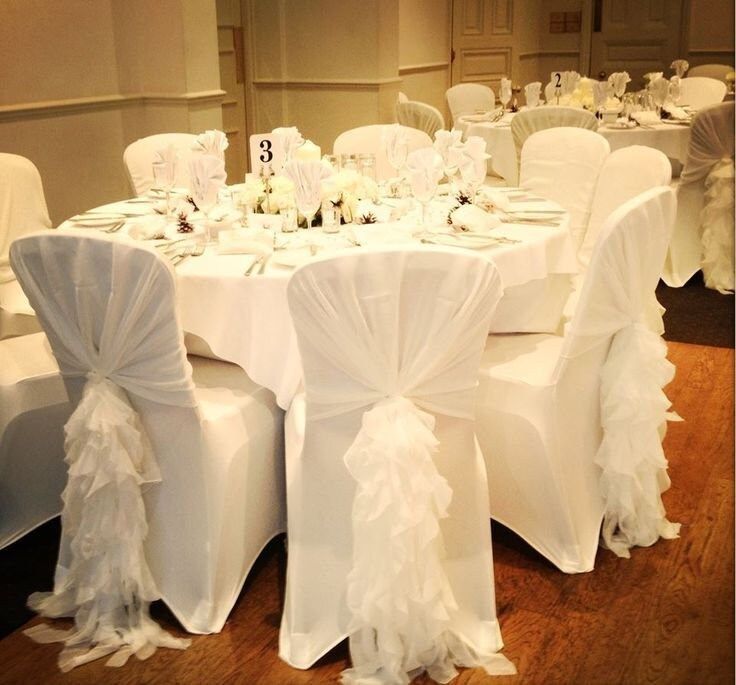 Elegant Event Essentials - Rental Tablecloth, Chair Covers, and Chair Sashes
