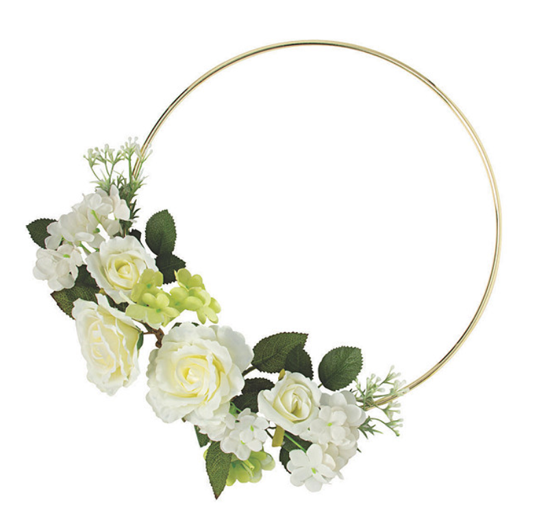 Elegant Enchantment Wedding Hoop Centrepiece Hire