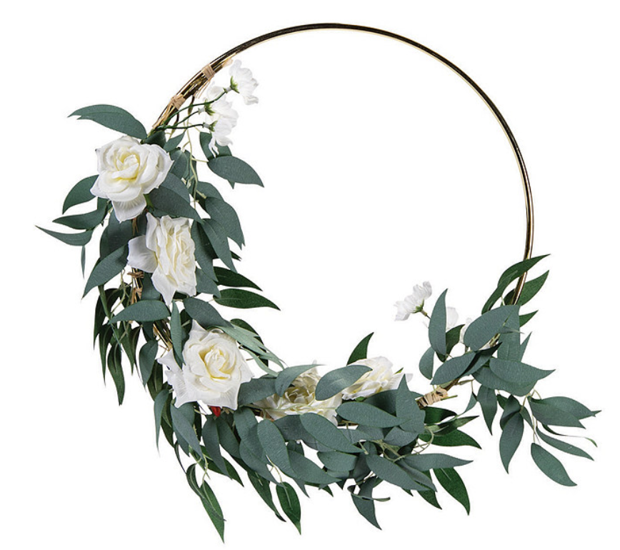 Hoop Centrepiece - Silver/Gold Hire