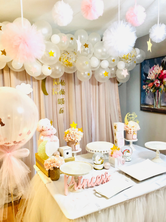 Enchanting Baby Shower Backdrop Package - Rental Delight for Your Celebration