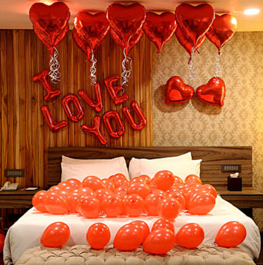 Love-Filled Air: Surprise Valentine's Balloon Decor Set